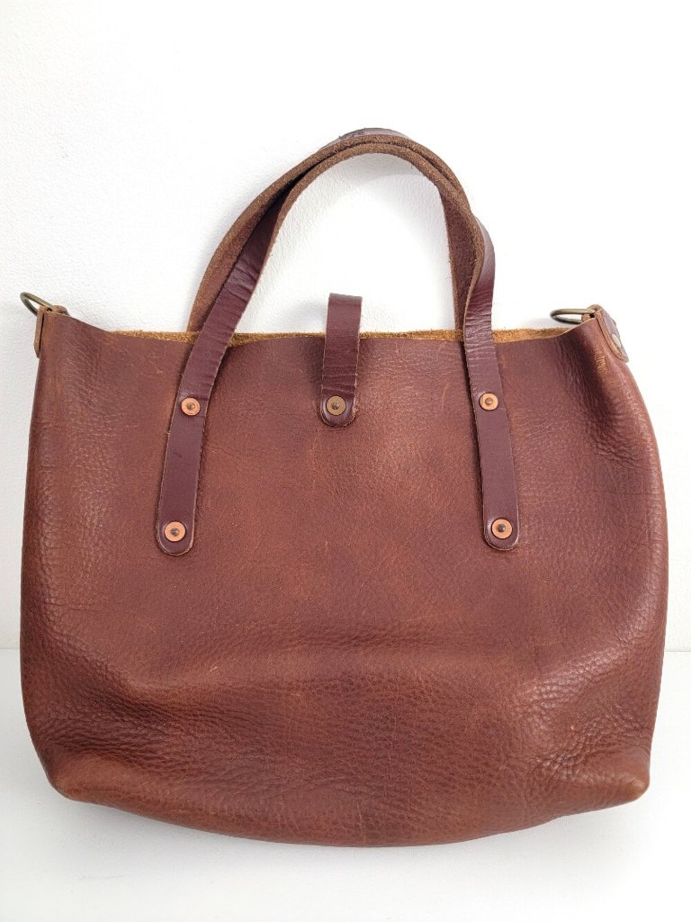 Go Forth Goods Avery Bag Small Saddle - Picture 2 of 8